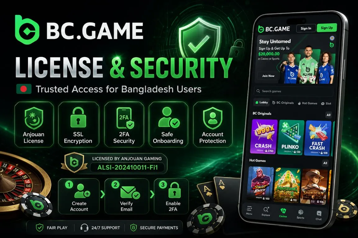 BC.Game License and Security: How Trustworthy is the Platform in Bangladesh?
